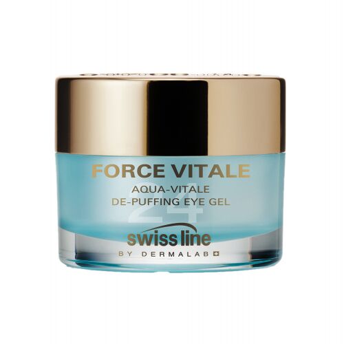 Aqua Vitale De Puffing Eye Gel - Gel sinh học giảm bọng mỡ và quầng thâm mắt Swissline Force Vitale 