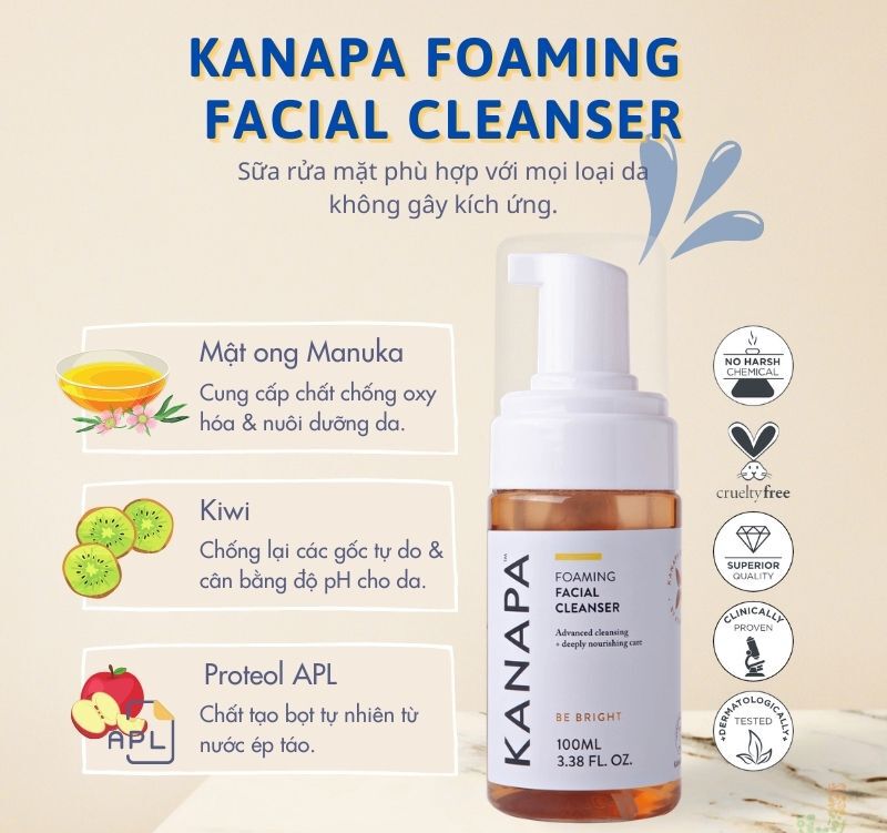 Kanapa Foaming Facial Cleanser