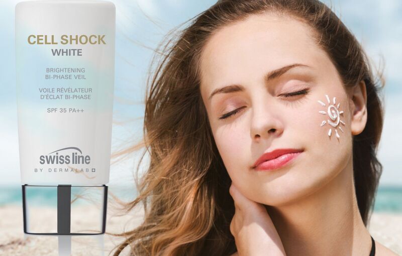 Swissline Cell Shock White Brightening Bi Phase Veil SPF35