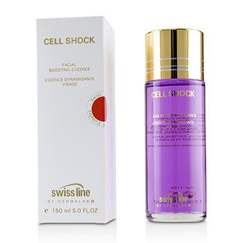Swissline Cell Shock Facial Boosting Essence - Tinh chất tái tạo tế bào phục hồi năng lượng và thanh lọc da