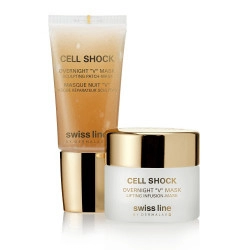 Bộ đôi mặt nạ ngủ Swissline Overnight V Mask