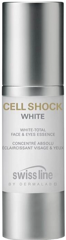 Swissline Cell Shock White Total Face & Eyes Essence - Tinh chất dưỡng trắng da mặt và mắt